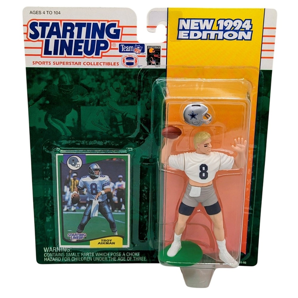 1994 Kenner Starting Lineup Troy Aikman Dallas Cowboys NFL Figure